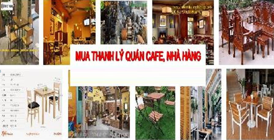 Mua thanh lý quán café, nhà hàng tại tphcm, Bình Dương, Đồng Nai ...